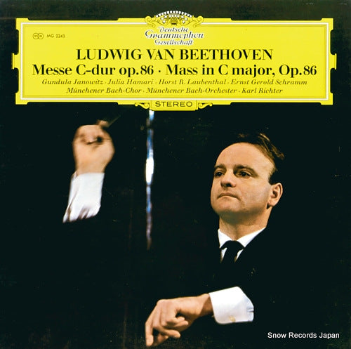 RICHTER, KARL beethoven; messe c-dur op.86 MG2243