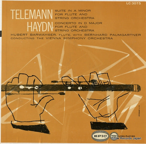 BARWAHSER, HUBERT telemann; suite in a minor for flute and string orchestra LC3075