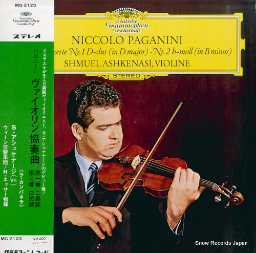 ASHKENASI, SHMUEL paganini; violin concerto no.1 / no.2 "la campanella" MG2123