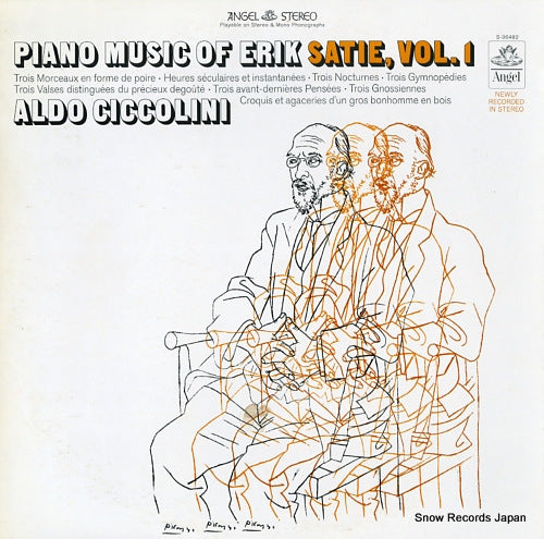 CICCOLINI, ALDO piano music of erik satie vol.1 S-36482