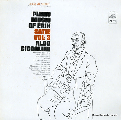 CICCOLINI, ALDO piano music of erik satie vol.3 S-36485