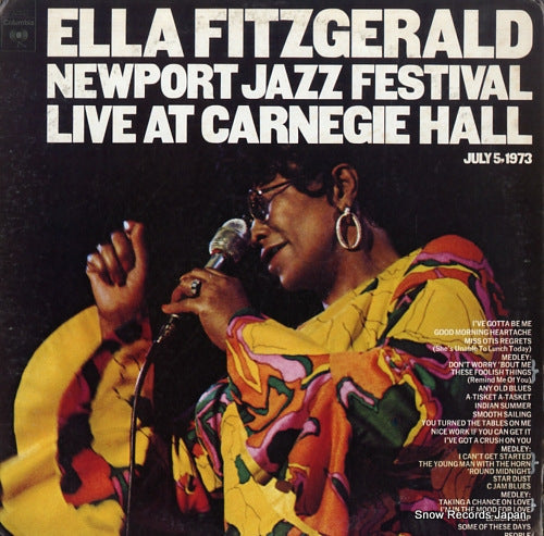 FITZGERALD, ELLA newport jazz festival live at carnegie hall PG32557