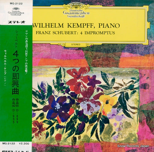 KEMPFF, WILHELM schubert; 4 impromptus MG2122