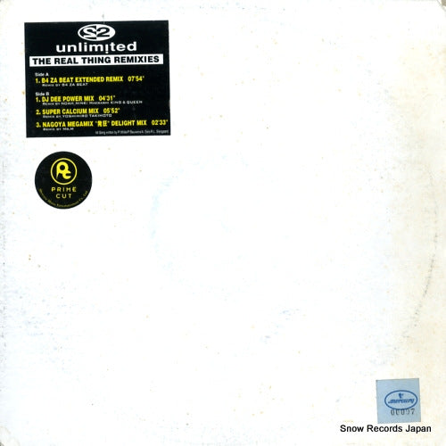 2 UNLIMITED the real thing remixies SNP-5006