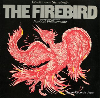 BOULEZ, PIERRE stravinsky; the firebird conclusion M33508