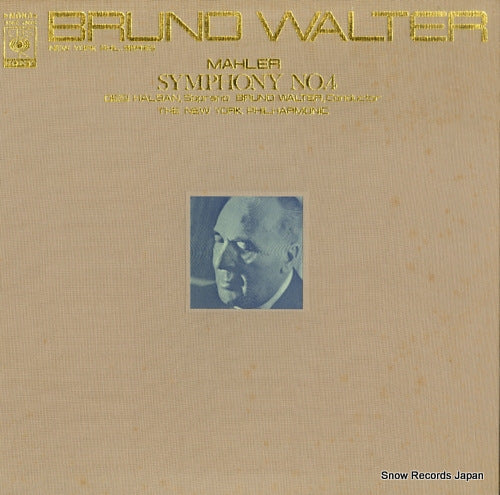 WALTER, BRUNO mahler; symphony no.4 SONC15002