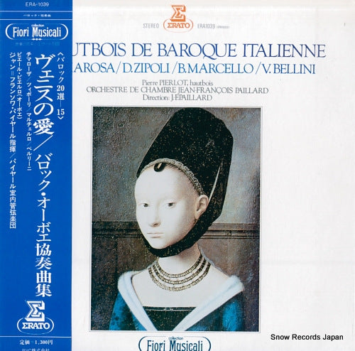 PAILLARD, JEAN-FRANCOIS l'hautbois de baroque italienne ERA-1039
