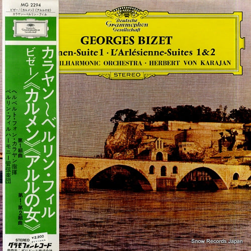 KARAJAN, HERBERT VON bizet; carmen-suite 1, l'arlesienne-suites 1 & 2 MG2294