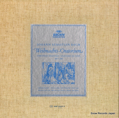 RICHTER, KARL bach; christmas oratorio MAF8063/5