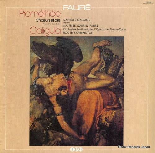 NORRINGTON, ROGER faure; promethee opus 82 choeurs et airs KUX-3169-PG