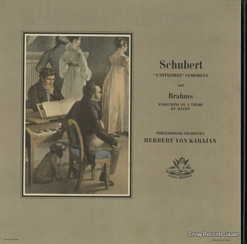 KARAJAN, HERBERT VON schubert; "unfinished" symphony ANGEL35299