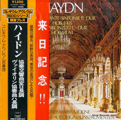 COLLEGIUM AUREUM haydn; concertante sinfonie b-dur hob.i:105 ULS-3176-H