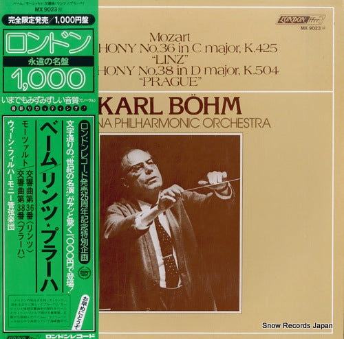 BOHM, KARL mozart; symphony no.36 "linz", 38 "prague" MX9023M