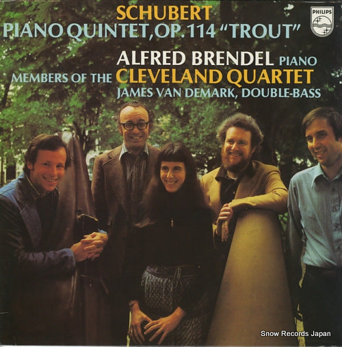 BRENDEL, ALFRED schubert; piano quintet op.114 "trout" 9500442
