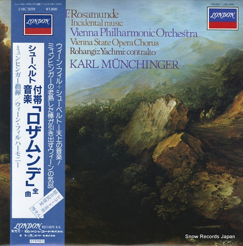MUNCHINGER, KARL schubert; overture "die zauberharfe" d.644 L18C5059