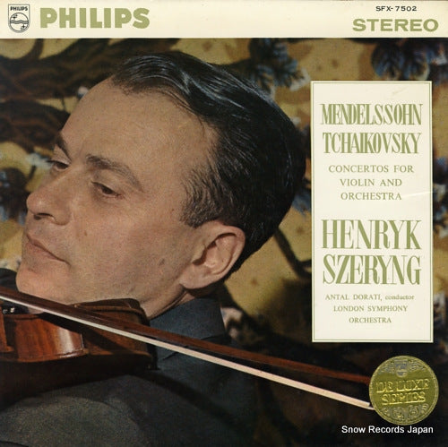 SZERYNG, HENRYK mendelssohn; concerto for violin and orchestra in e minor op.64 SFX-7502
