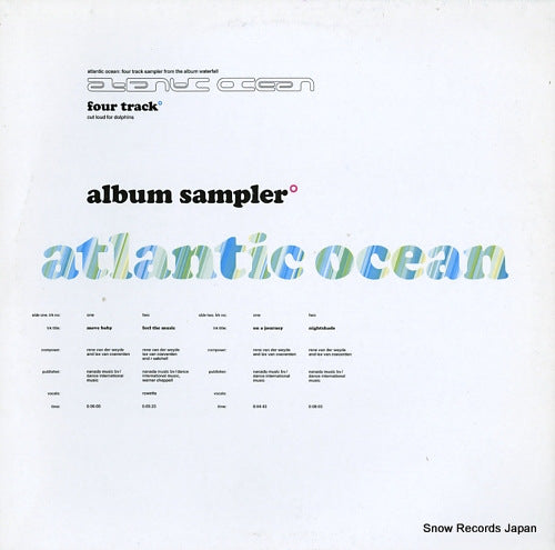 ATLANTIC OCEAN album sampler BLOCSAM1