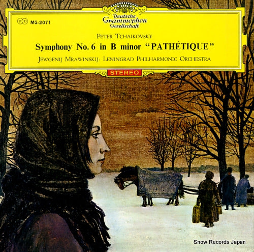 MRAWINSKIJ, JEWGENIJ tchaikovsky; symphony no.6 in b minor "pathetique" MG-2071