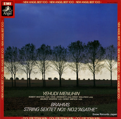 MENUHIN, YEHUDI brahms; string sextet no.1/no.2 agathe EAC-81073