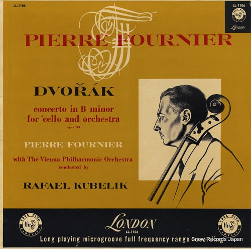 FOURNIER, PIERRE dvorak; concerto in b minor for 'cello and orchestra opus104 LL-1106