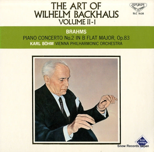 BACKHAUS, WILHELM brahms; piano concerto no.2 in b flat major, op.83 SLC1638