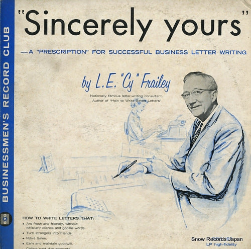 FRAILEY, L.E. CY sincerely yours BRC107