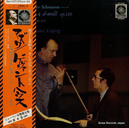 MASUR, KURT schumann; sinfonie nr.4 d-moll op.120 ET-3038