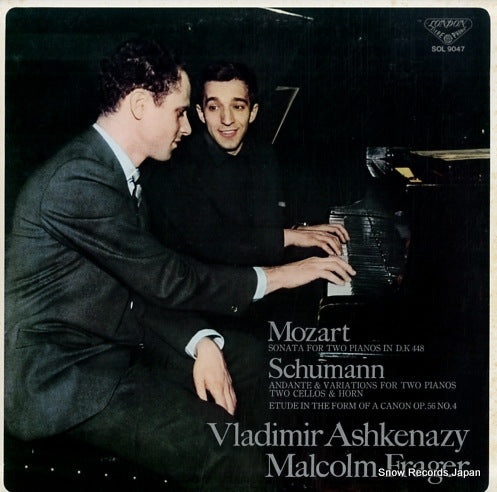 ASHKENAZY, VLADIMIR mozart; sonata for two pianos in d.k 448 SOL9047