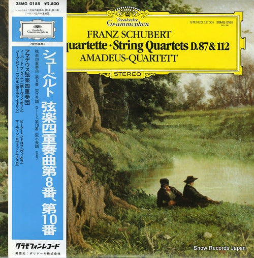 AMADEUS QUARTETT schubert; streichquartett nr.10 es-dur d.87 28MG0185