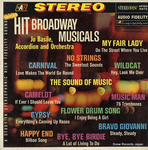 BASILE, JO hit broadway musicals AFSD5972