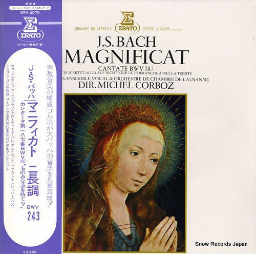 CORBOZ, MICHEL bach; magnificat ERA-2075