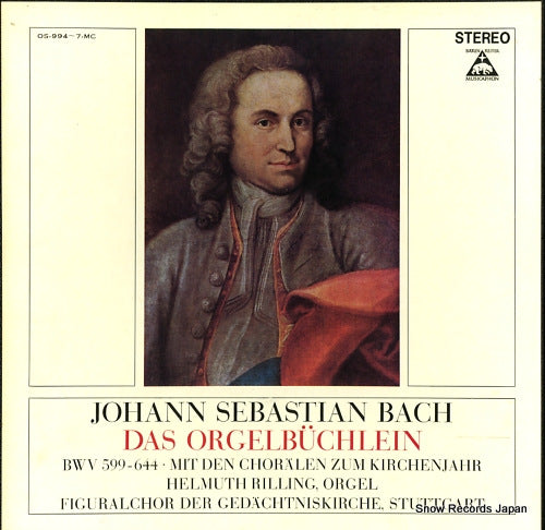 RILLING, HELMUTH bach; das orgelbuchlein OS-994-7-MC