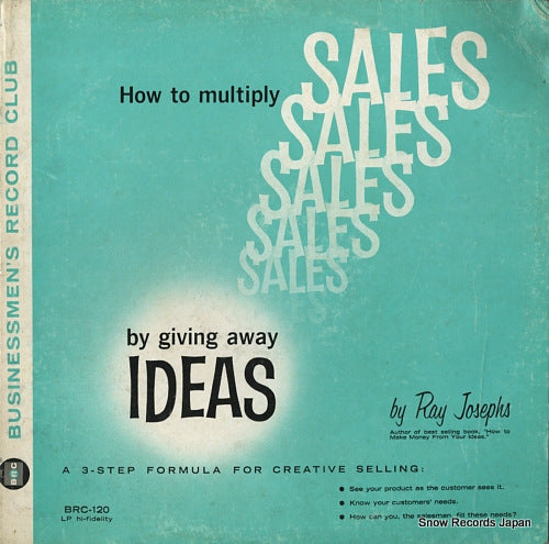 JOSEPHS, RAY how to multiply sales by giving away ideas BRC-120