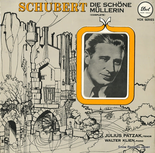 PATZAK, JULIUS schubert; die schone mullerin(complete) VOX-5539