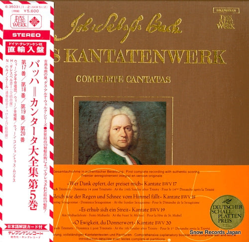 HARNONCOURT, NIKOLAUS bach; complete cantatas volume 5 6.35031/1-2(ISKW51/2)/SKW5/1-2