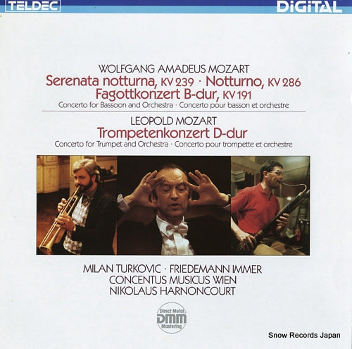 HARNONCOURT, NIKOLAUS mozart; serenata notturna, kv239 6.43673