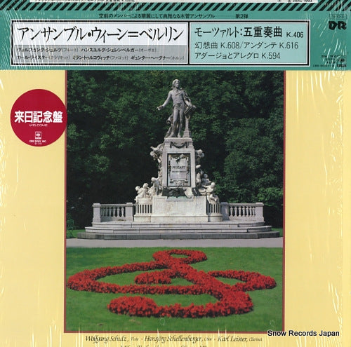 ENSEMBLE WIEN-BERLIN mozart; quintet in c minor, k.406(serenade) 28AC1993