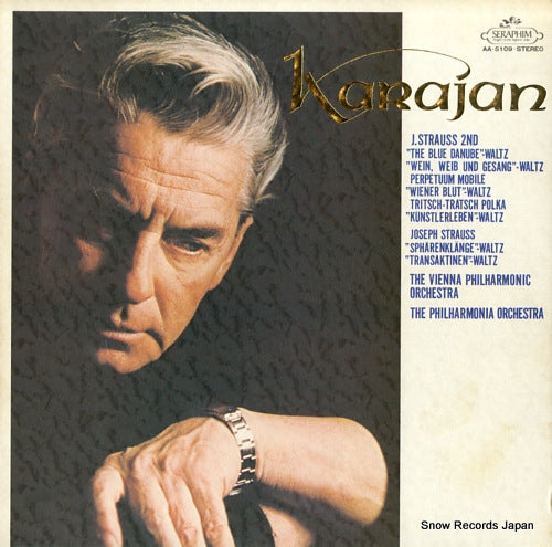 KARAJAN, HERBERT VON johann strauss; the blue danube waltz AA-5109