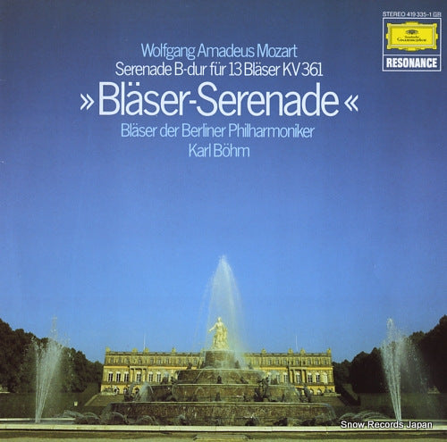 BOHM, KARL mozart; serenade b-dur fur 13 blaser kv361 419335-1