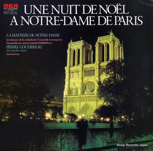 LA MAITRISE DE NOTRE-DAME une nuit de noel / a notre-dame de paris RVC-2159