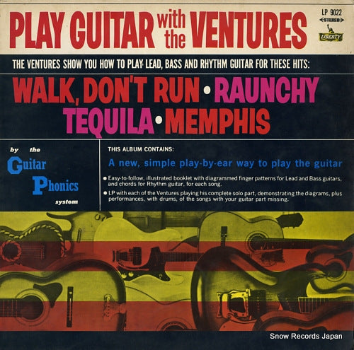 VENTURES, THE play guitar with the ventures LP9022