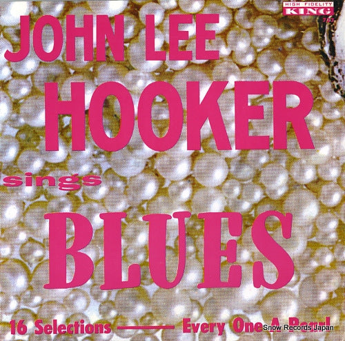 HOOKER, JOHN LEE sings blues KING727