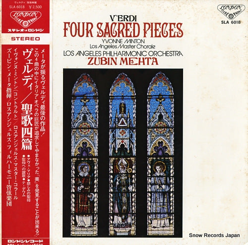 MEHTA, ZUBIN verdi; four sacred pieces SLA6018