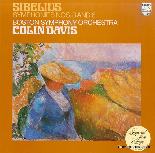 DAVIS, COLIN sibelius; symphony nos.3 and 6 9500142