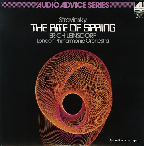LEINSDORF, ERICH stravinsky; the rite of spring ballet GT9183