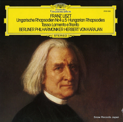 KARAJAN, HERBERT VON liszt; hungarian rhapsodies no.4 & no.5 2530698