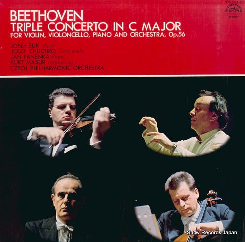 MASUR, KURT beethoven; triple concerto in c najor OW-7775-S