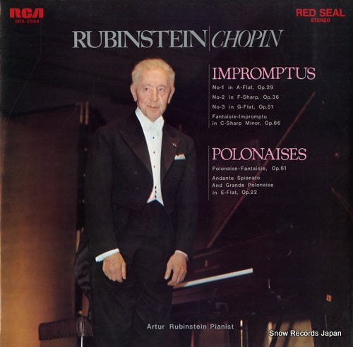 RUBINSTEIN, ARTUR chopin; impromptus SRA-2594