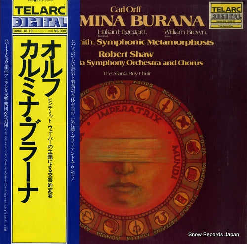 SHAW, ROBERT orff; carmina burana 3000-18/19 / DG10056/57
