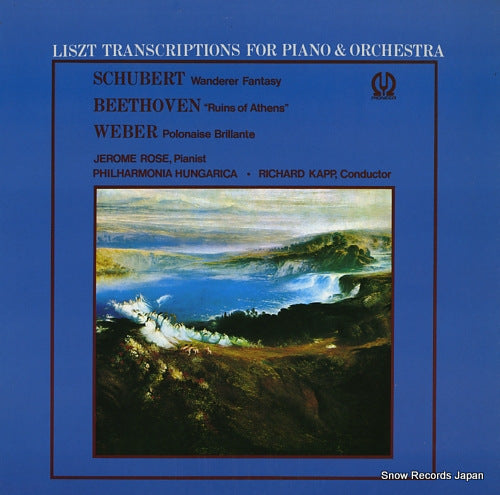 ROSE, JEROME liszt; transcriptions for piano & orchestra H-6043